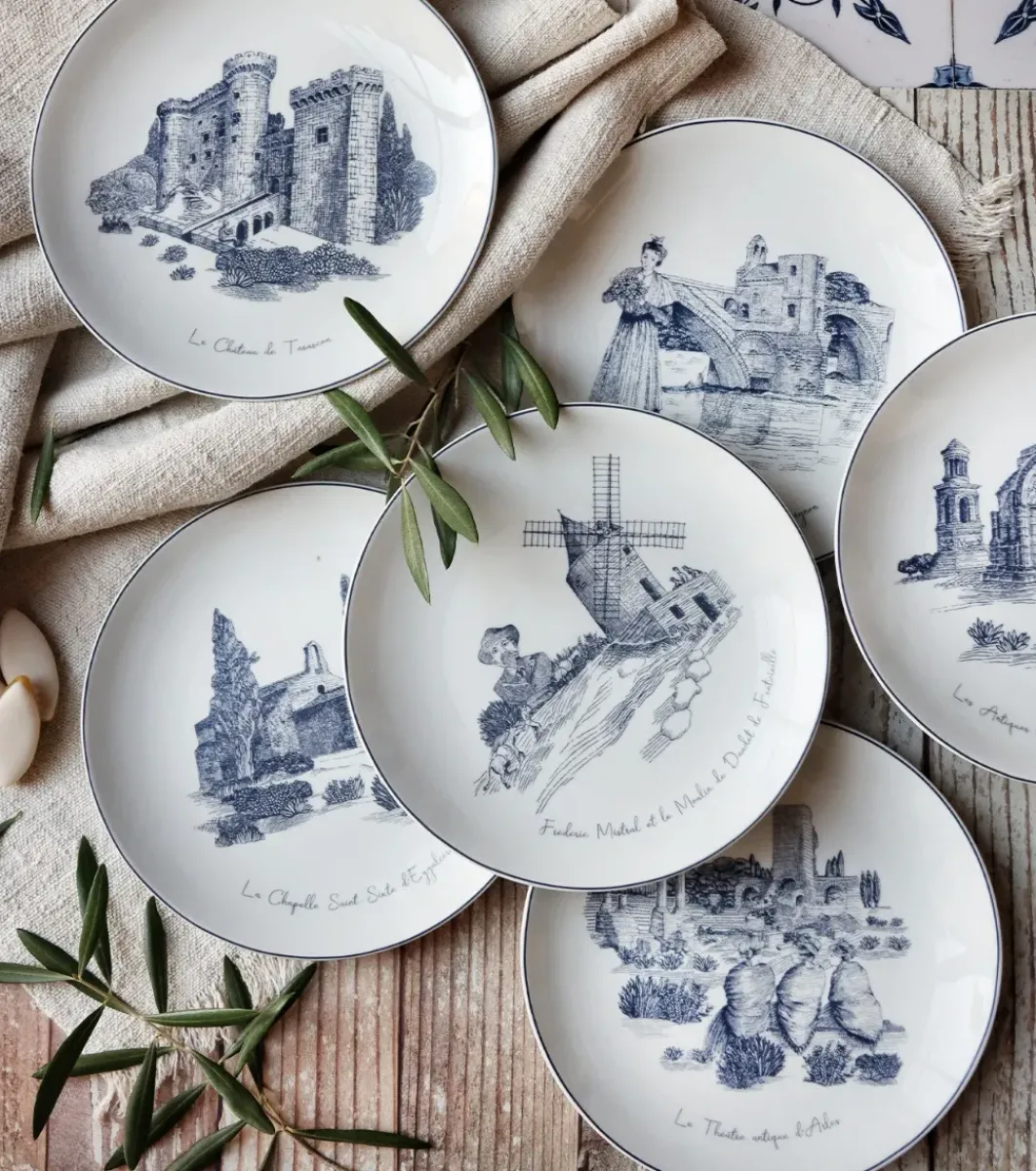 Souleiado Vaisselle | Nos Tables Automnales | Assiette à dessert ARLES