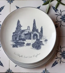 Souleiado Vaisselle | Nos Tables Automnales | Assiette à dessert EYGALIÈRES