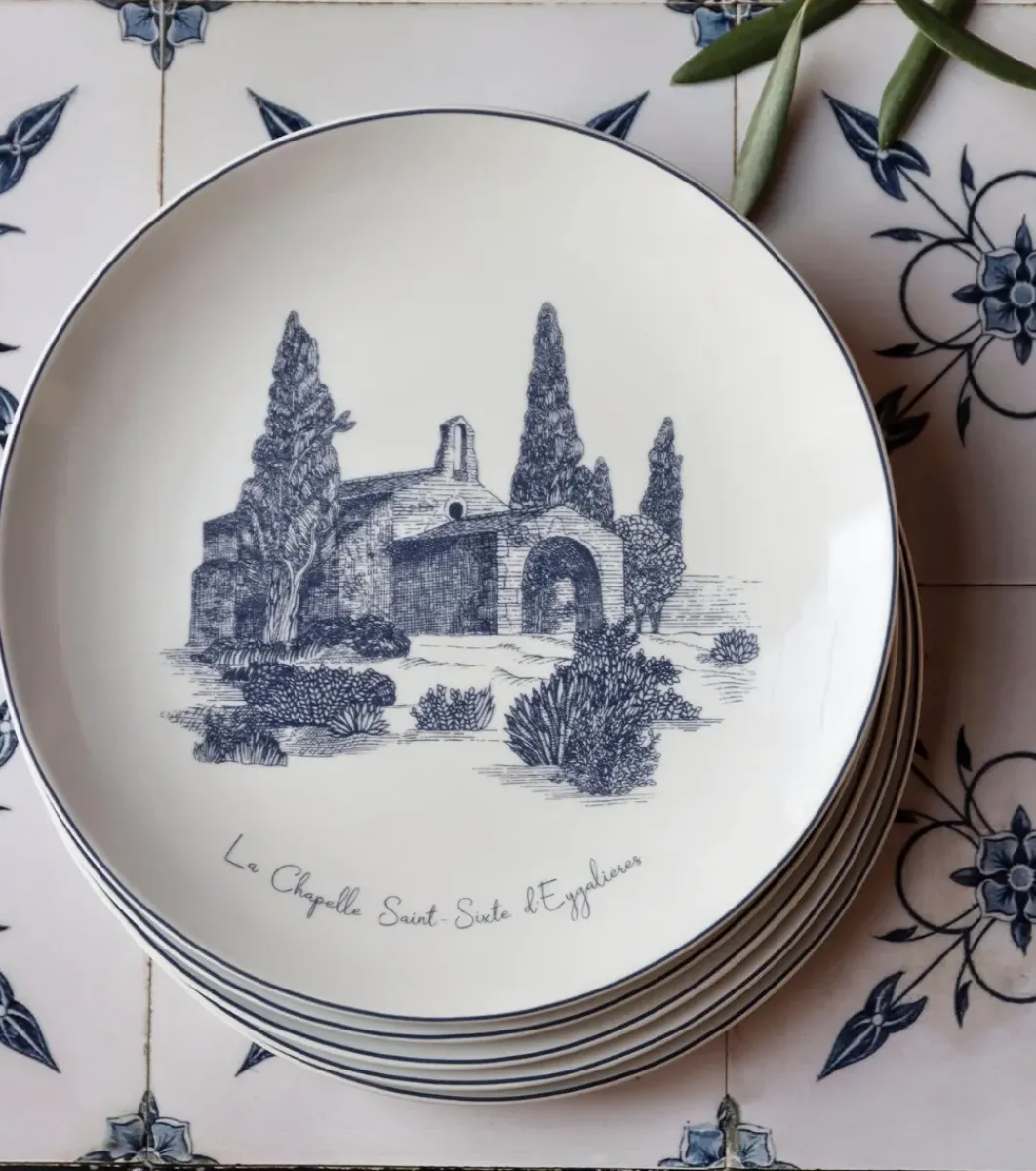 Souleiado Vaisselle | Nos Tables Automnales | Assiette à dessert EYGALIÈRES