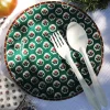 Souleiado Vaisselle | Nos Tables Automnales | Assiette à dessert FLEUR D'ARLES