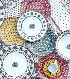 Souleiado Vaisselle | Nos Tables Automnales | Assiette à dessert POMPADOUR