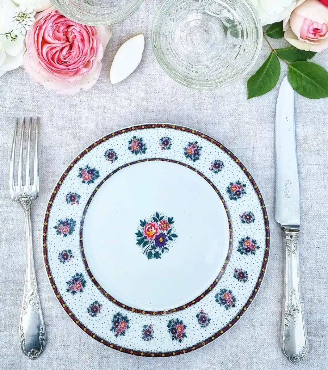 Souleiado Vaisselle | Nos Tables Automnales | Assiette à dessert POMPADOUR