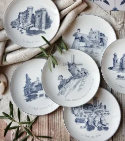 Souleiado Vaisselle | Nos Tables Automnales | Assiette à dessert SAINT-RÉMY-DE-PROVENCE
