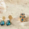 Femme Souleiado Bijoux | Bague Azur Bleu