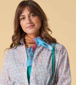 Femme Souleiado Carré Coton | Toute La Collection | Bandana coton ITALIENNE 60 x 60 cm