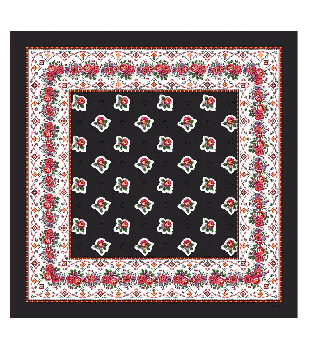 Femme Souleiado Carré Coton | Toute La Collection | Bandana coton LE PRINTANIER 60 x 60 cm