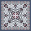 Homme Souleiado Foulards | Bandana coton L'ETERNEL blanc et bleu 60 x 60 cm