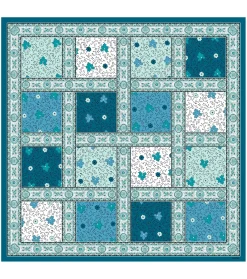 Femme Souleiado Carré Coton | Toute La Collection | Bandana coton PATCH FEUILLAGE 60 x 60 cm