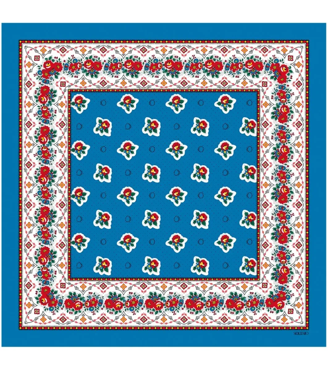 Femme Souleiado Carré Coton | Toute La Collection | Bandana coton PRINTANIER 60 x 60 cm