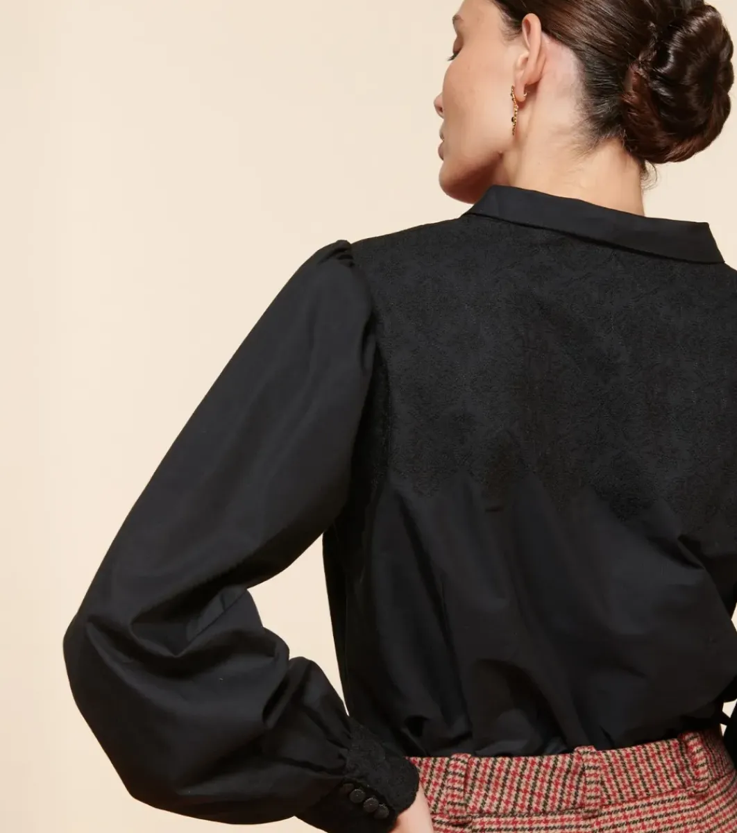 Femme Souleiado Chemises & Blouses | Blouse ARLÉSIENNE Dentelle e