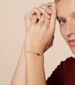 Femme Souleiado Bijoux | Bracelet Merveilleuse ajourée Grenat