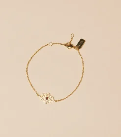 Femme Souleiado Bijoux | Bracelet Merveilleuse ajourée Grenat
