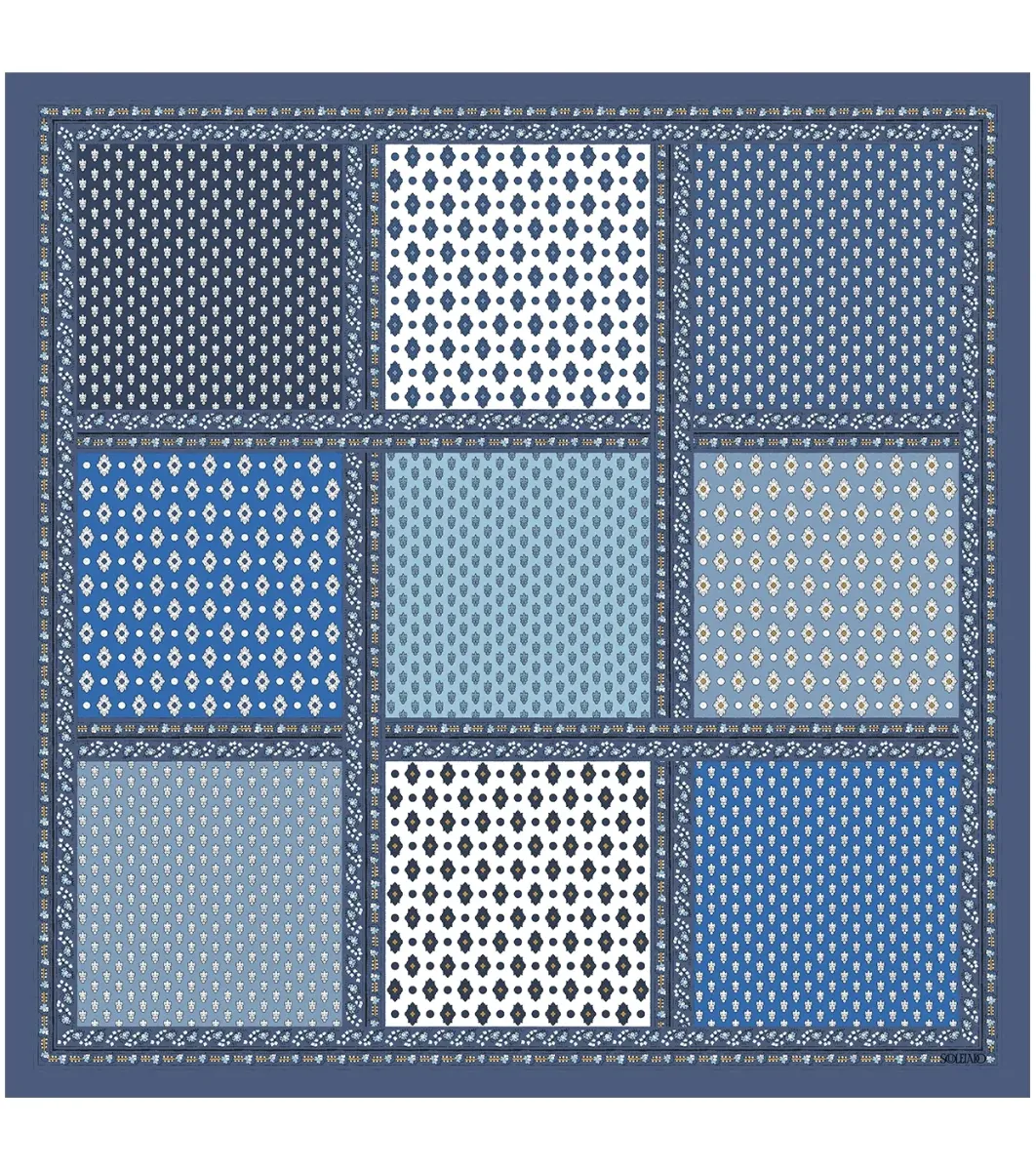 Femme Souleiado Carré Coton | Toute La Collection | Carré de coton ITALIENNE 90 x 90 cm