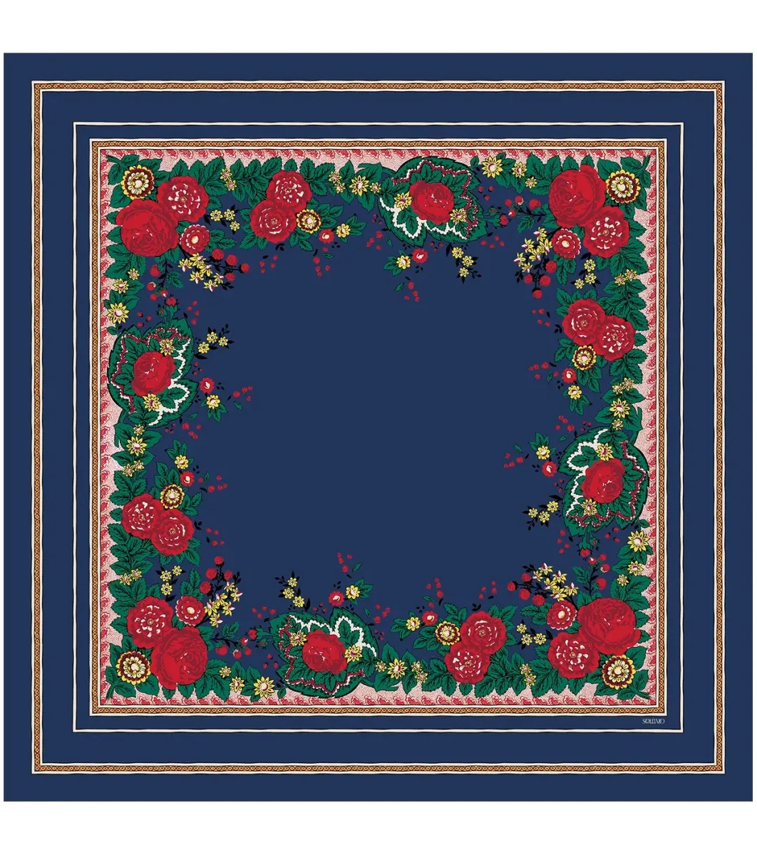 Femme Souleiado Carré Soie | Toute La Collection | Carré de soie ARLATEN 90 x 90 cm