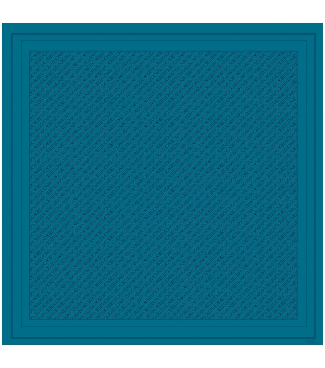 Femme Souleiado Carré Soie | Toute La Collection | Carré de soie FLORENCE canard 90 x 90 cm