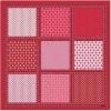 Femme Souleiado Carré Soie | Toute La Collection | Carré de soie ITALIENNE rose rouge 90 x 90 cm