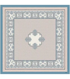 Femme Souleiado Carré Soie | Toute La Collection | Carré de soie PETIT CACHEMIRE beige 90 x 90 cm