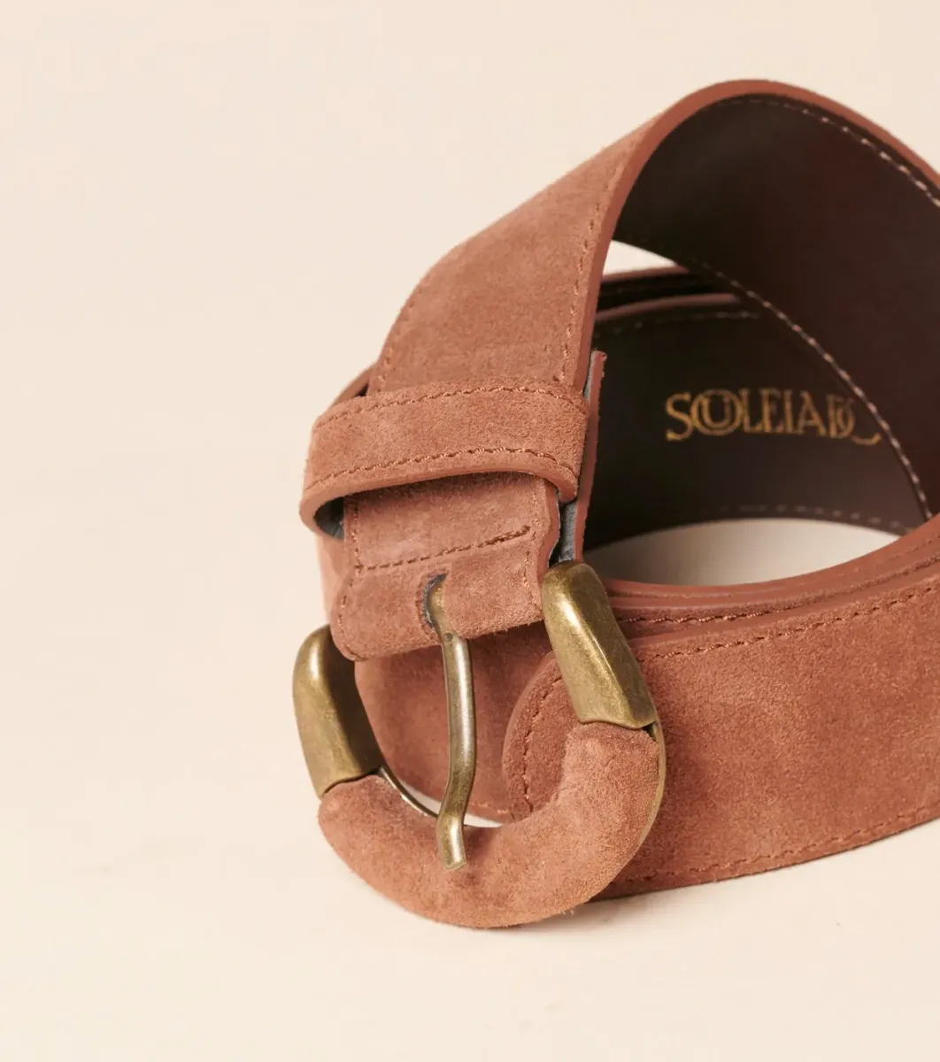 Femme Souleiado Ceintures | Ceinture ANITA Camel foncé
