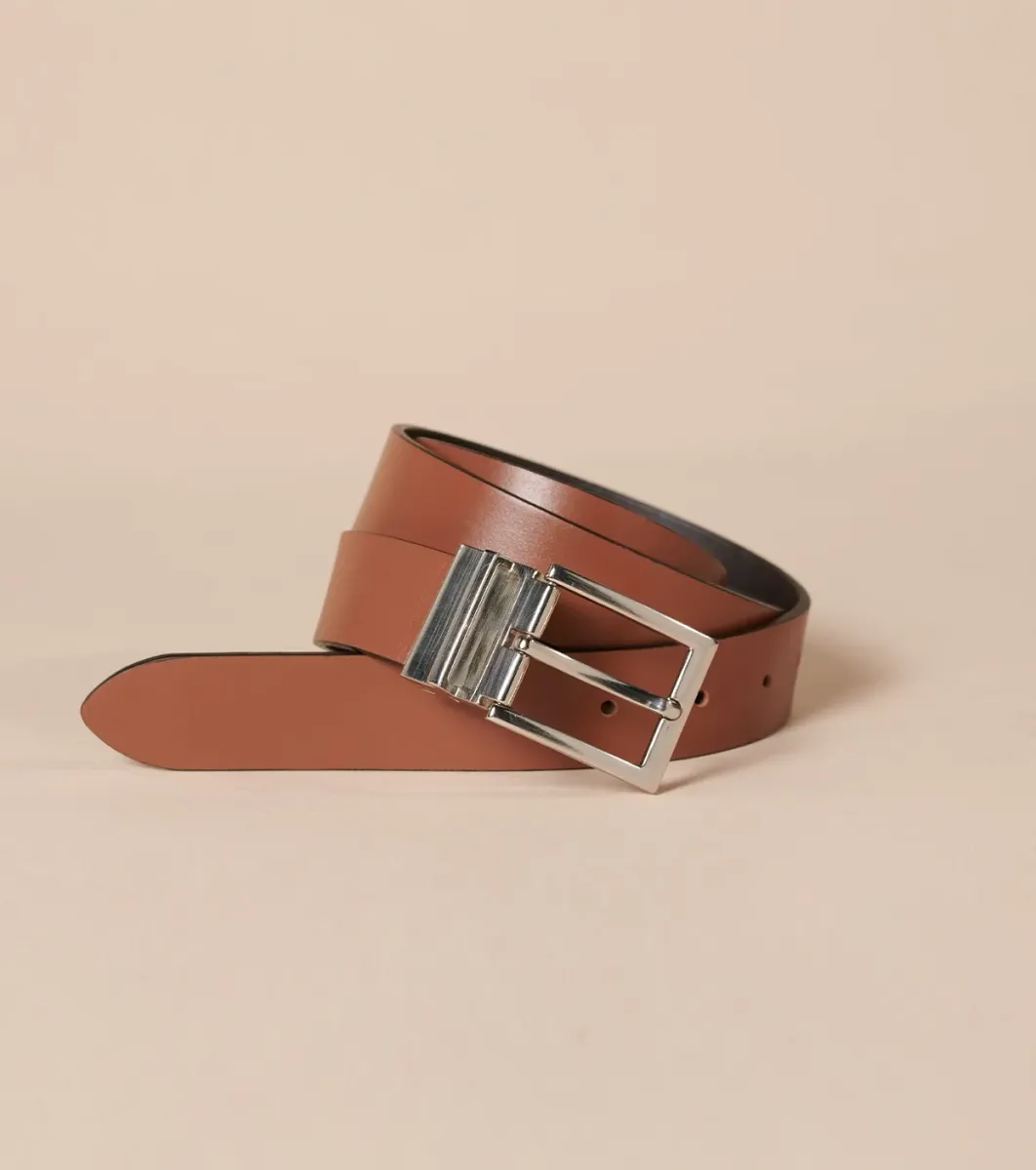 Homme Souleiado Accessoires Mode | Ceinture Homme réversible Camel noir