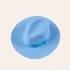Femme Souleiado Accessoires Mode | Chapeau cloche feutre bleu horizon
