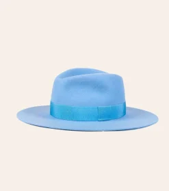 Femme Souleiado Accessoires Mode | Chapeau cloche feutre bleu horizon