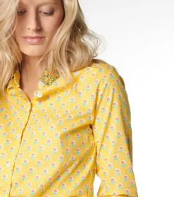 Femme Souleiado Chemises & Blouses | Chemise ELINA Fleur des Champs soleil corail