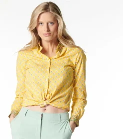 Femme Souleiado Chemises & Blouses | Chemise ELINA Fleur des Champs soleil corail