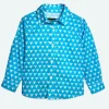 Enfant Souleiado Garçon | Fille | Chemise Enfant TEXANE Mini Taureau bleu klein blanc