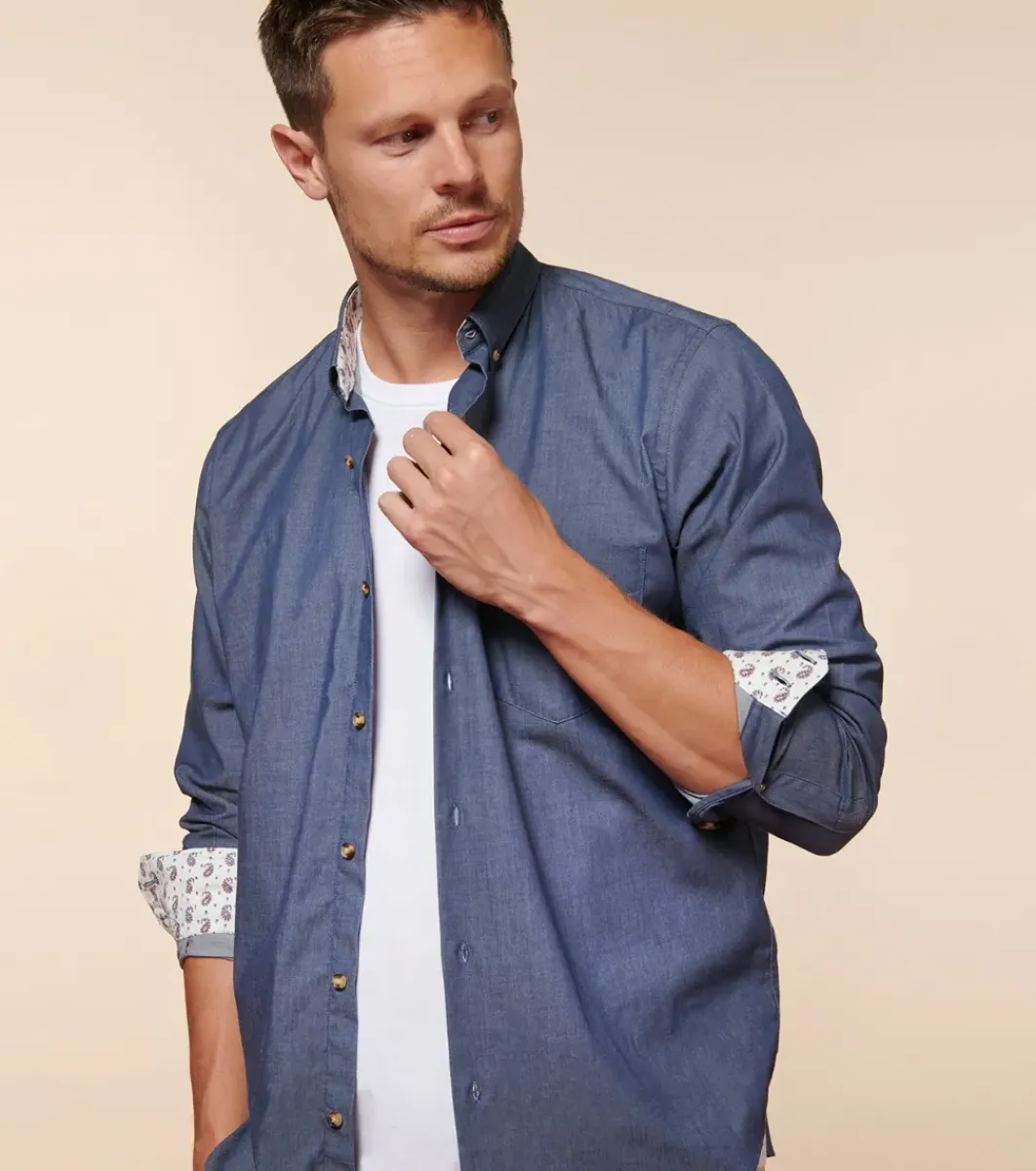 Homme Souleiado Chemises | Chemise MILO Chambray