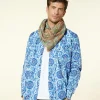 Homme Souleiado Chemises | Chemise MILO Kerala blanc bleu
