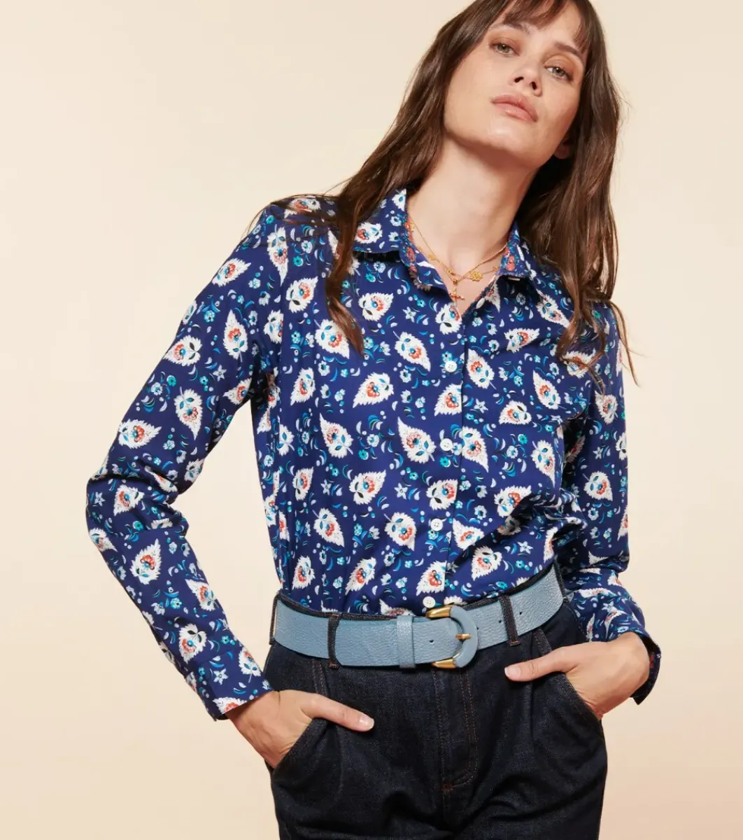 Femme Souleiado Chemises & Blouses | Chemise REGULAR ELLIE Tramontane