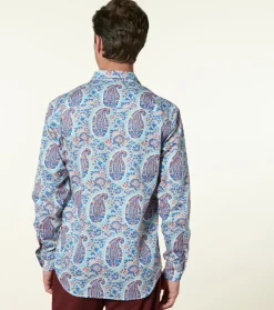 Homme Souleiado Chemises | Chemise REGULAR Max ciel orange