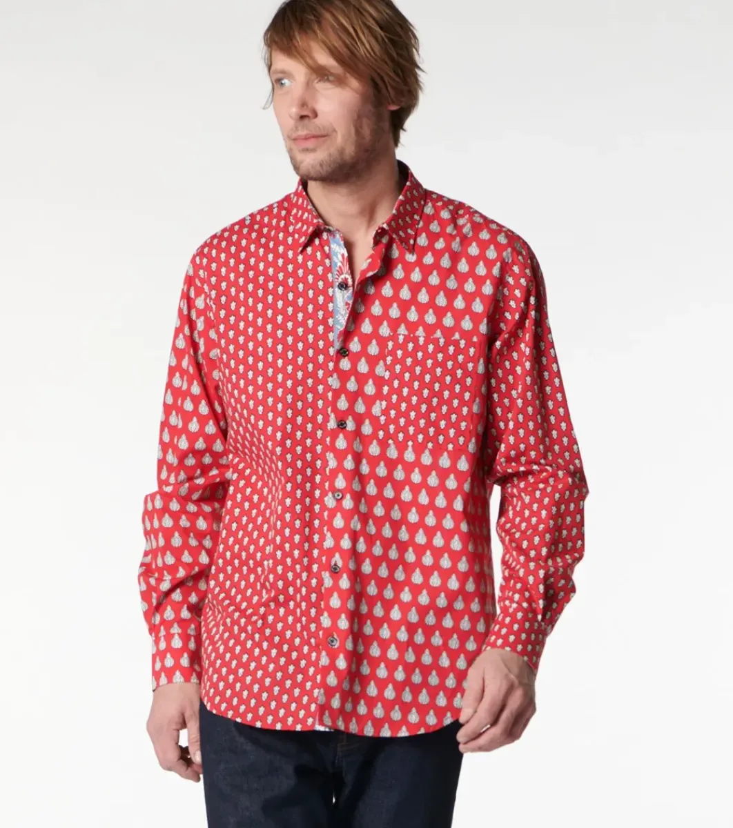 Homme Souleiado Chemises | Chemise REGULAR Patch Mouche Scarabée