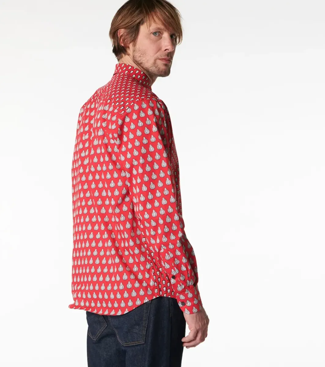 Homme Souleiado Chemises | Chemise REGULAR Patch Mouche Scarabée