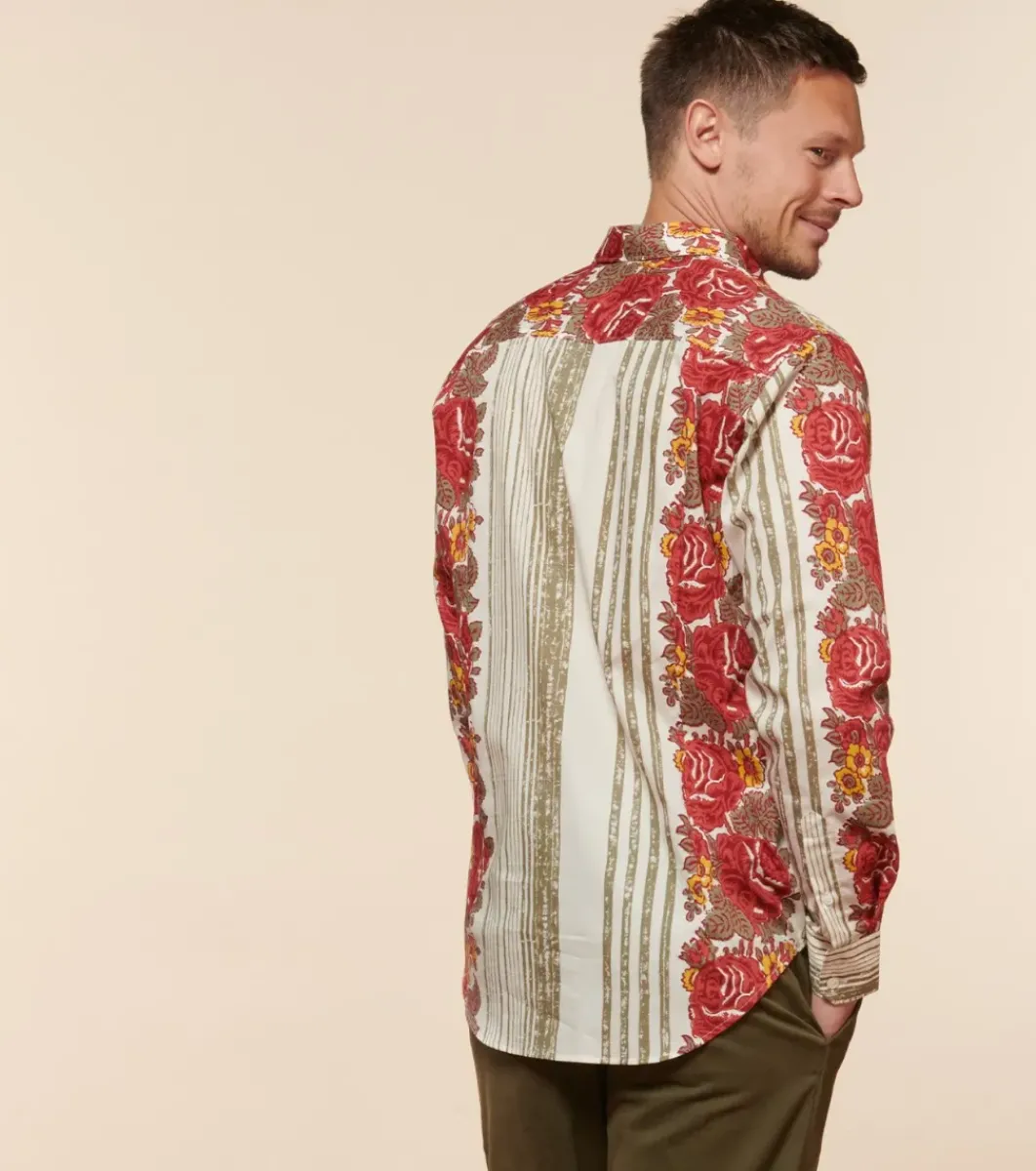 Homme Souleiado Chemises | Chemise SLIM ALPHONSE Chantal rouge