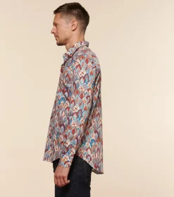 Homme Souleiado Chemises | Chemise SLIM ALPHONSE Plume brique