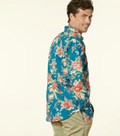 Homme Souleiado Chemises | Chemise SLIM Jardins de Saint Rémy canard