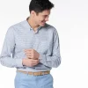 Homme Souleiado Chemises | Chemise SLIM MILO Prado blanc parme