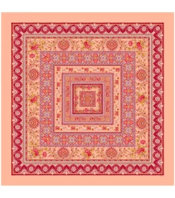 Femme Souleiado Châle | Toute La Collection | Châle en soie INFINIMENT BORDURE 135 x 135 cm