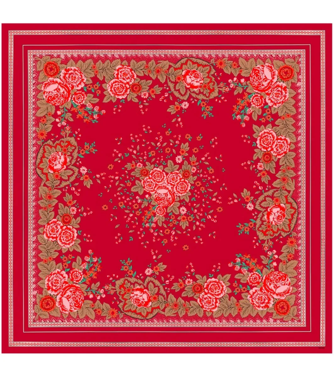 Femme Souleiado Toute La Collection | Châle | Châle laine et soie ARLATAN 140 x 140 cm