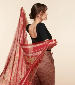 Femme Souleiado Toute La Collection | Châle | Châle laine et soie ARLATAN 140 x 140 cm
