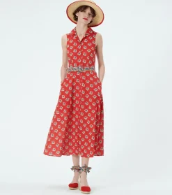 Femme Souleiado Chaussures | Espadrilles DULCE rouge Frise Grosse Rose blanc rouge