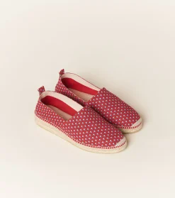 Homme Souleiado Chaussures | Espadrilles homme corde et coton MINI MOUCHE red