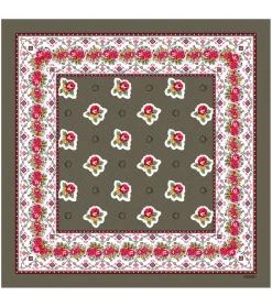 Femme Souleiado Carré Soie | Toute La Collection | Gavroche en soie LE PRINTANIER 45 x 45 cm
