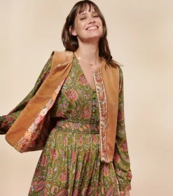 Femme Souleiado Pulls & Cardigans | Gilet LAVANDIN Velours