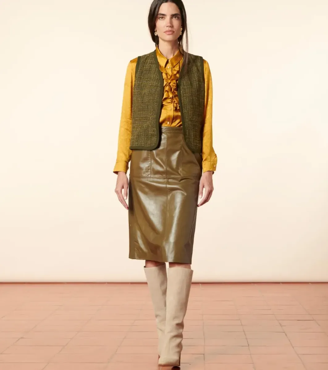 Femme Souleiado Pulls & Cardigans | Gilet sans manches MARA Tweed