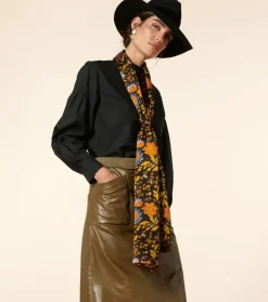 Femme Souleiado Jupes | Jupe BATISTA Cuir