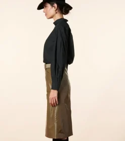 Femme Souleiado Jupes | Jupe BATISTA Cuir