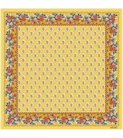 Femme Souleiado Carré Coton | Toute La Collection | Mouchoir coton FLEUR DES CHAMPS 45 x 45 cm