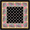 Femme Souleiado Carré Coton | Toute La Collection | Mouchoir coton GROSSES ROSES 45 x 45 cm